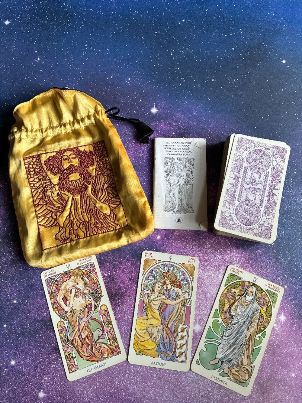 Tarot Art Nouveau Tarot Deck 2002 Rare-Out of print